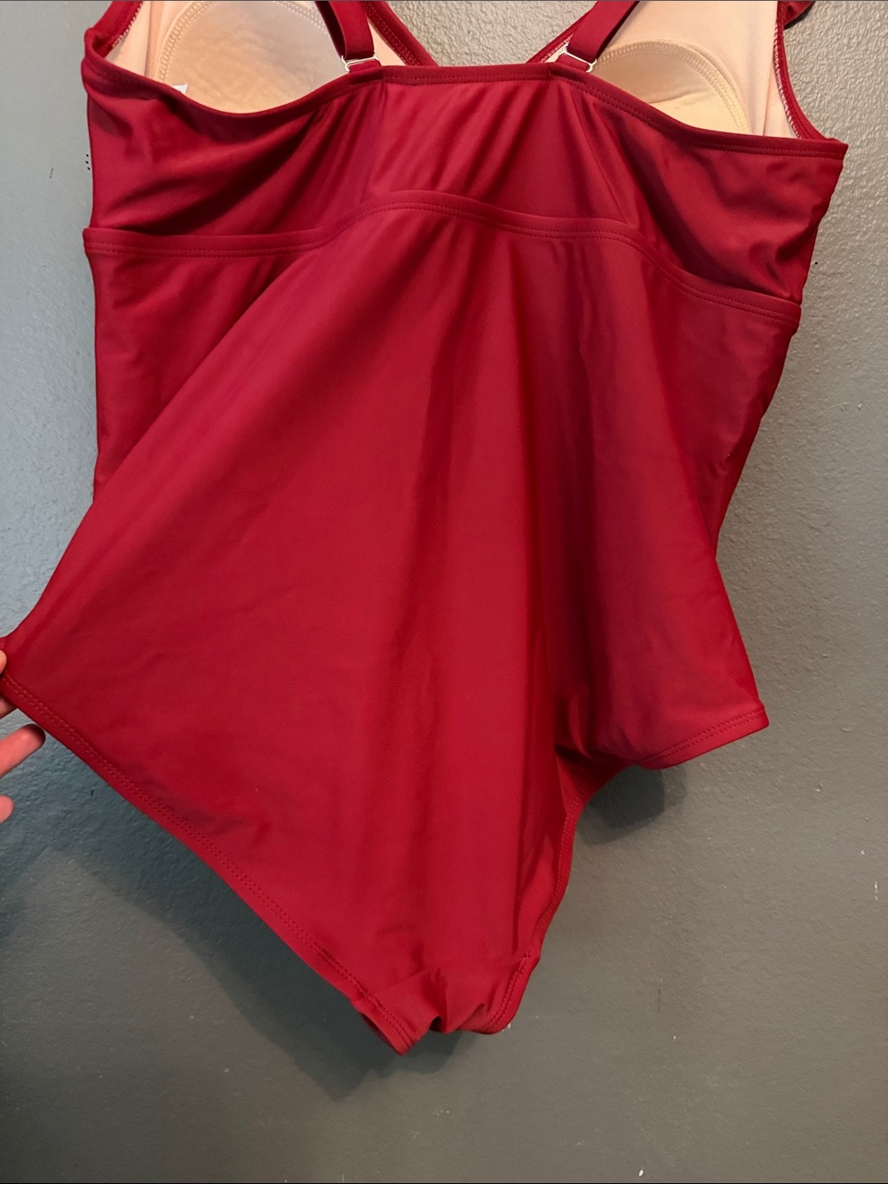 Kona Sol Ruffled Ruched One Piece - Picture 8 of 9